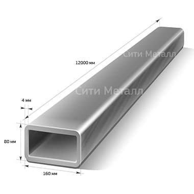 Труба профильная 160х80х4